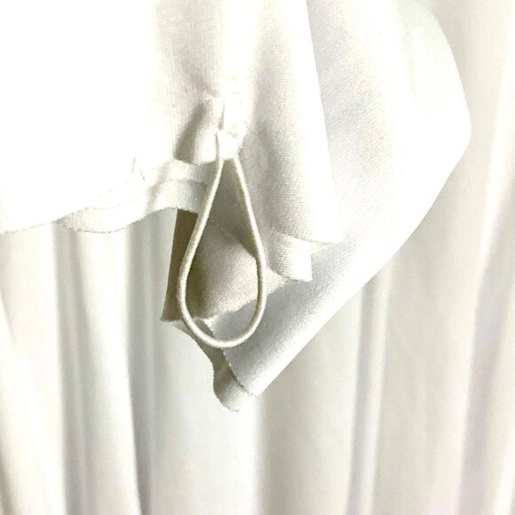 Body Wrappers Praise Dance Dress M White Green Praise Liturgical Worship White - Picture 4 of 12